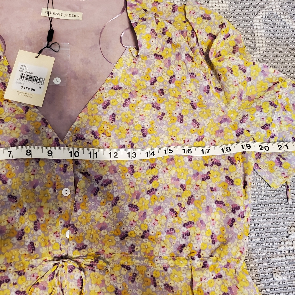 The East Order Arlo top boho floral M - Picture 9 of 15